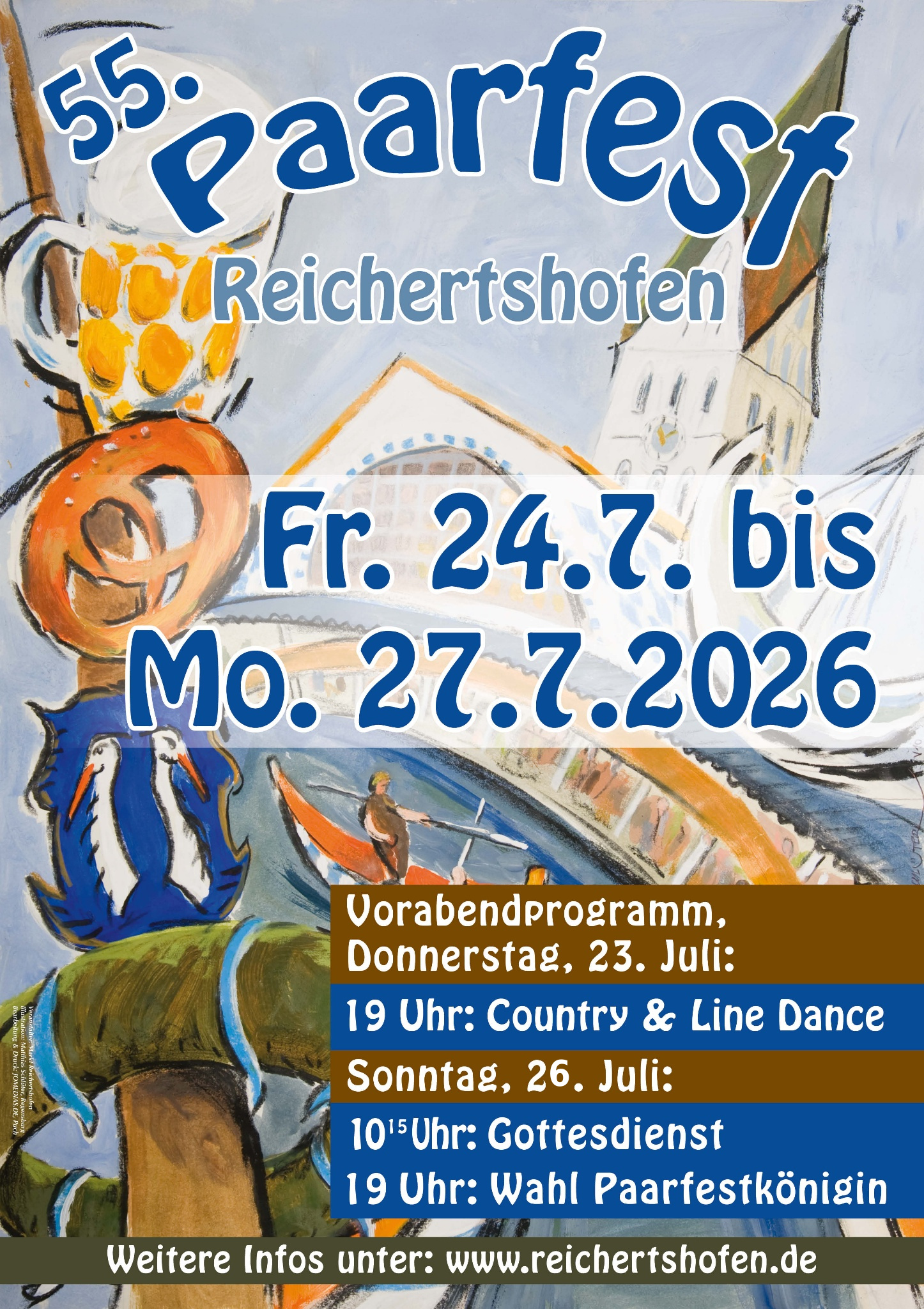 Werbeplakat zum Paarfest 2026